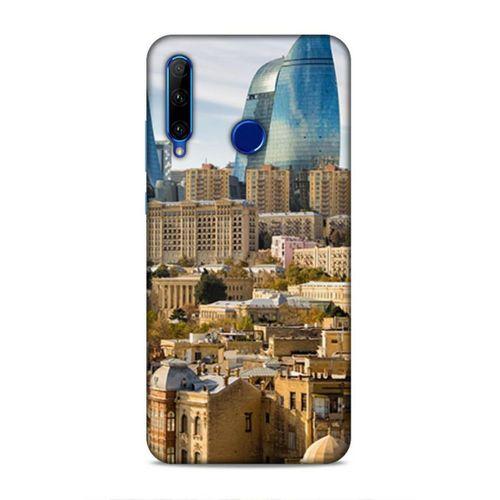 Huawei Honor 20 Lite Uyumlu Kılıf Azarbaijan (31) TPU Kılıf Bakü Kuleler