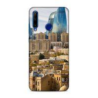 Huawei Honor 20 Lite Uyumlu Kılıf Azarbaijan (31) TPU Kılıf Bakü Kuleler