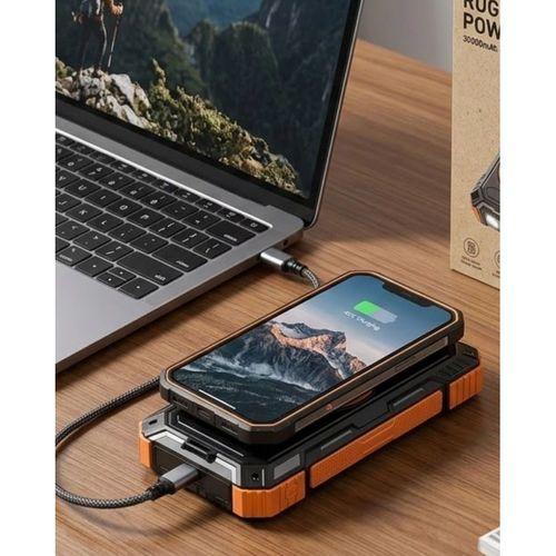 20000 Mah Powerbank Güneş Enerjili Kablosuz Şarj Hızlı Şarj Taşınabilir Batarya (kopya)
