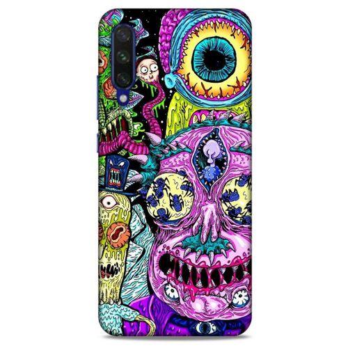 Xiaomi Mi A3 Uyumlu Kılıf Rick And Morty (47) Crystal Flex Kılıf Decoy Mortys