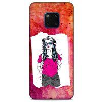 Sokak Modası 81 Huawei Mate 20 Pro Kılıf Desenli Silikon