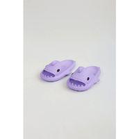WG500 Köpekbalığı Mor Unisex Tam Ortopedik Terlik Shark Slides