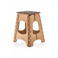 Büyük Katlanır Tabure Naturel Royaleks-MRD979