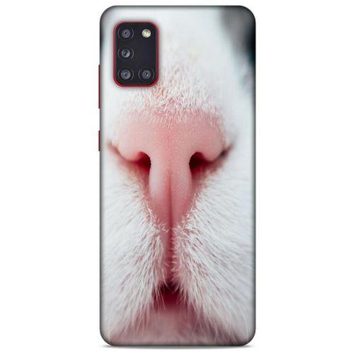 Lopard Samsung Galaxy A31 Uyumlu Kılıf Kediler (20) Koruyucu Kılıf Şirin Burun