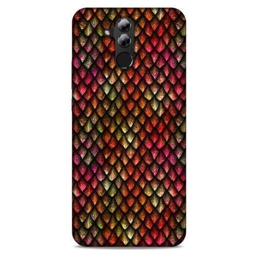 Huawei Mate 20 Lite Kılıf Dragons (8) Baskılı Kılıf Ejderha Deri Pembe