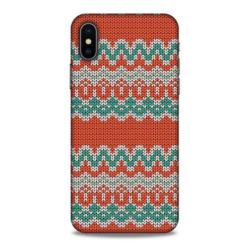 Kazak (49) Desenli Silikon Kapak Apple Iphone X Kılıf