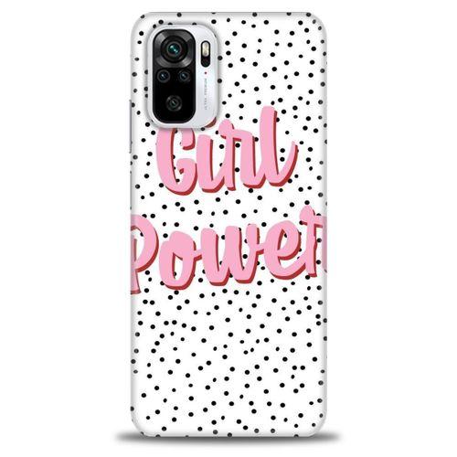 Xiaomi Poco M5s Kılıf HD Baskılı Kılıf - Girl Power + Tam Ekran Koruyucu
