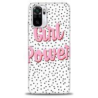 Xiaomi Poco M5s Kılıf HD Baskılı Kılıf - Girl Power + Tam Ekran Koruyucu