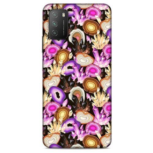 Lopard Xiaomi Poco M3 Uyumlu Kılıf Taşlı (16) Kalın Kılıf