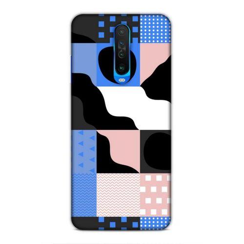 Xiaomi Redmi K30 5G Uyumlu Kılıf Insomnia (44) Tough Armor Kılıf Mavi Siyah