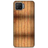Lopard Oppo A73 Uyumlu Kılıf Wood'X (11) Tam Koruma Baskılı