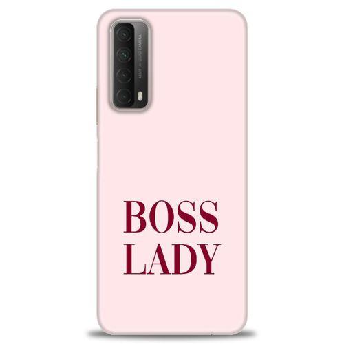 Huawei P Smart 2021 Kılıf HD Baskılı Kılıf - Boss Lady + Tam Ekran Koruyucu