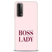 Huawei P Smart 2021 Kılıf HD Baskılı Kılıf - Boss Lady + Tam Ekran Koruyucu