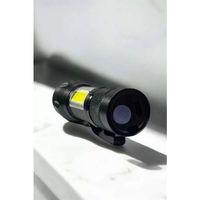 Şarjlı Metal Zoomlu El Feneri Işıldak Led Işık Taşınabilir El Lambası