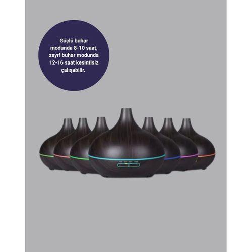 550 Ml Büyük Su Hazneli Ultrasonik Nemlendirici Ve Aromaterapi Difüzörü