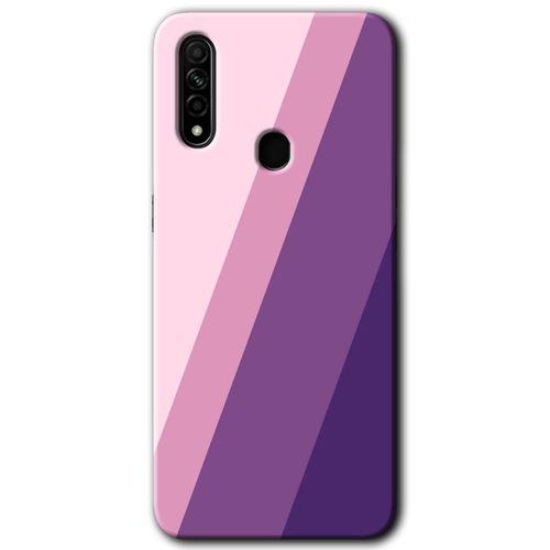 Oppo A31 Kılıf Baskılı Arka Kapak - Oblique +Tam Ekran Koruyucu
