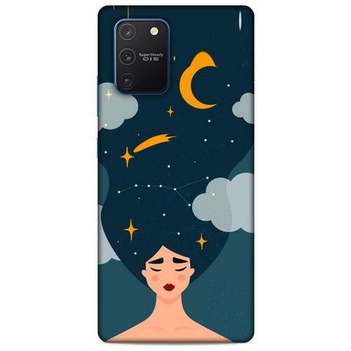 Samsung Galaxy S10 Lite Kılıf Depresyon (26) Tpu Silikon Kılıf Açık Kahverengi