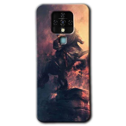 Tecno Camon 16 HD Baskılı Kılıf + 9D Tam Ekran Koruyucu - Atatürk Portre