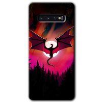 Samsung Galaxy S10 HD Baskılı Kılıf + 9D Tam Ekran Koruyucu - Dragon Night