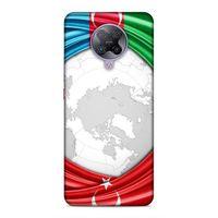 Xiaomi Redmi K30 Pro Uyumlu Kılıf Azarbaijan (17) Tasarım Kılıf Dünya Bayraklar