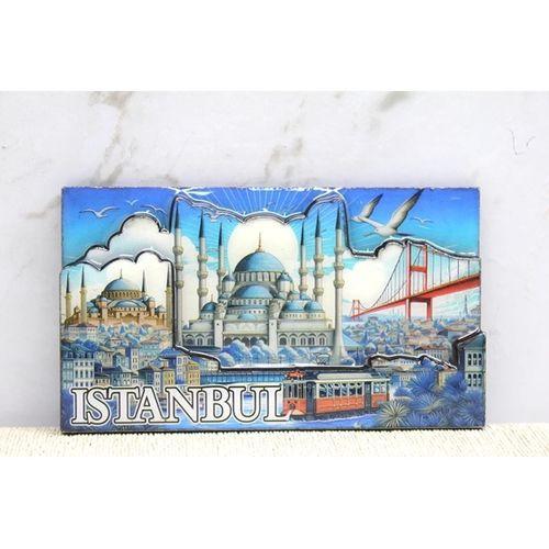 Ahşap İstanbul Temalı Magnet