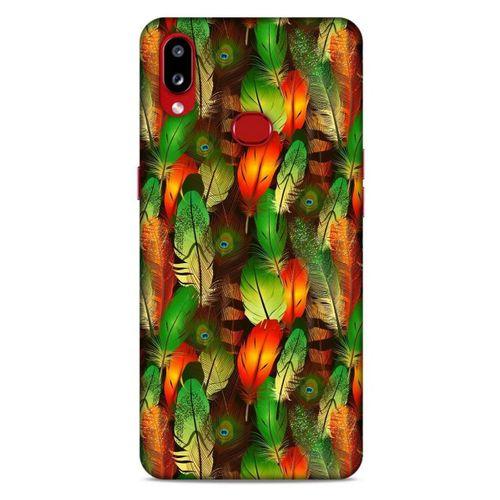 Samsung Galaxy A10s Kılıf Desenli Özel Seri Tüyler (1) Kılıfı