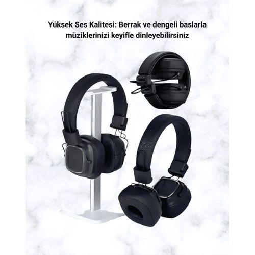 Bluetooth 5.3 Rainbow Işıklı Kulak Üstü Kablosuz Kulaklık Yeni Nesil