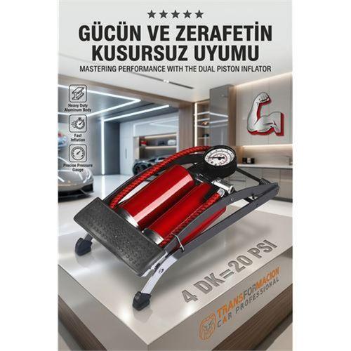 Çift Pistonlu Profesyonel Ayak Pompası - Yüksek Basınçlı Ultra Performans Serisi 425582