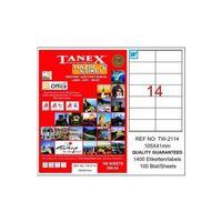 Tw-2114 ( 105 * 41 Mm ) Kraft Lazer Etiket- ( 100 Adet )