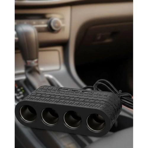 4 Çakmak Girişli Araç Çoklayıcı Type C Ve Usb Destekli Güvenli Güç Dağıtıcı