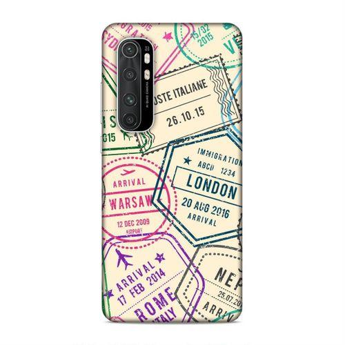Xiaomi Mi Note 10 Lite Kılıf Pasaport Arka Kapak Silikon Koruma Full Koruyucu