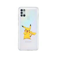 Samsung A21S Pikaçu Desenli Premium Şeffaf Silikon Kılıf