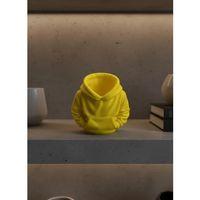 Sarı Hoodie Kalemlik 10x10 Cm Masa Üstü Düzenleyici