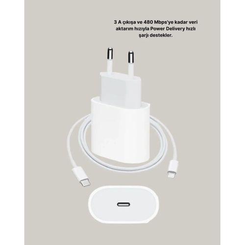İphone Ve İpad Uyumlu 20w Güvenli Usb-c Hızlı Şarj Adaptörü