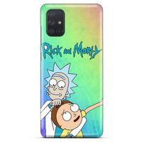Samsung Galaxy M51 Uyumlu Kılıf Rick And Morty (1) Kılıfı Rick Sanchez