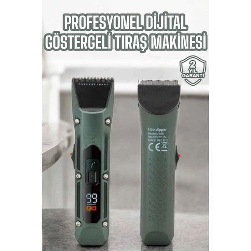 Tıraş Makinesi Dijital Göstergeli Turbo Motor Paslanmaz Çelik