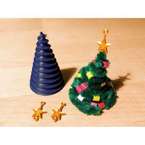 Kendin Yap Boru Temizleyici ile Şık Noel Ağacı Aracı (Üst Yıldız Dâhil) - 6900258