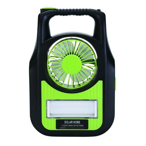 Gs-909 Bluetooth Radyo Usb Güneş Paneli Dahil Solar Enerjili 3 Ampullü Şarjlı Spot Fener
