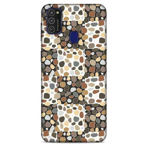 Samsung Galaxy M21 Kılıf Baskılı Özel Seri Taşlı (26) Tpu Silikon Kılıf