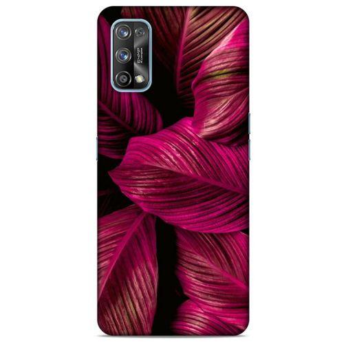 Lopard Oppo Realme 7 Pro Uyumlu Kılıf Bahar (4) Koruma Kılıfı Bordo