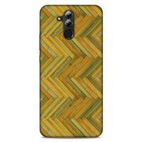 Lopard Huawei Mate 20 Lite Uyumlu Kılıf Wood'X (32) Soft Silikon Kılıf Desenli