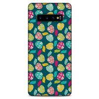 Frutix Elma 03 Samsung Galaxy S10 Plus Kılıf Desenli Silikon