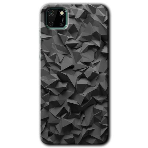 MRCİLETİSİM Huawei Y5P Kılıf HD Desen Baskılı Arka Kapak + Temperli Cam - Dark Broke