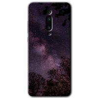 Potkal Hediye Fabrikası Xiaomi Mi 9T Kılıf HD Desen Baskılı Arka Kapak - Gece Galaksi