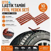 Oto4 10 Adet Lastik Tamir Onarım Fitili Yedek