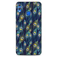 Huawei Honor 8x Kılıf Desenli Özel Seri Tüyler (10) Full Koruma Kılıfı