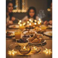 3 Metre Ramazan Led Saçak Işık Ev İçi Dekoratif Aydınlatma