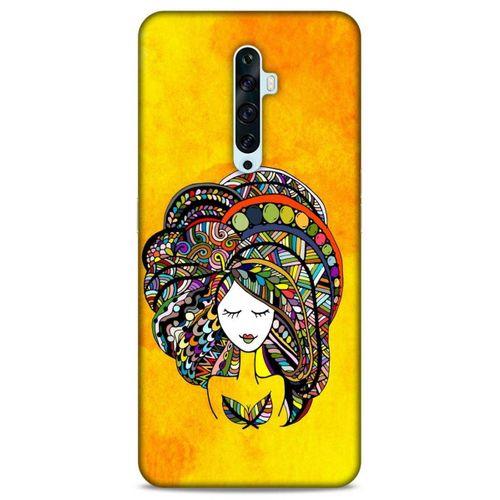Lopard Oppo Reno 2z Uyumlu Kılıf Sürreal Yüzler ♀ (34) Slim Armor Kılıf Desenli