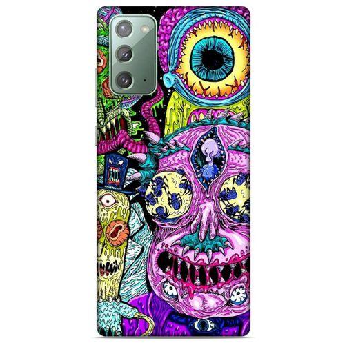 Samsung Galaxy Note 20 Uyumlu Kılıf Rick And Morty (47) Crystal Flex Kılıf Decoy Mortys
