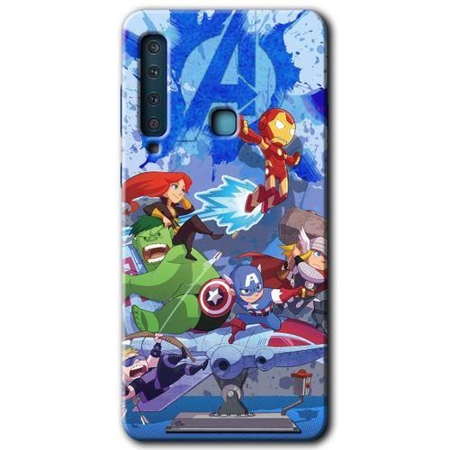 Potkal Hediye Fabrikası Samsung Galaxy A9 2018 Kılıf HD Desen Baskılı Arka Kapak - Avengers Cartoon